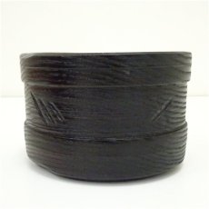 画像4: 村瀬治兵衛造　漆塗桶形建水（箱付） (4)