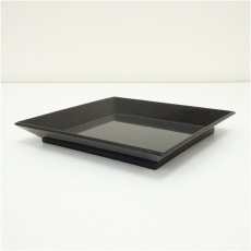 画像1: 漆塗四方盆（箱付） (1)