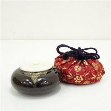 画像1: 大海茶入（仕覆付） (1)