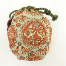 画像5: 陶六造　肩衝茶入（仕覆付） (5)