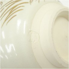 画像5: 京焼　加藤藤山造　色絵扇面松竹梅茶碗 (5)