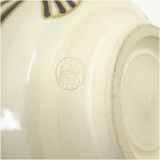 画像5: 京焼　手塚桐鳳造　仁清写扇面絵茶碗 (5)