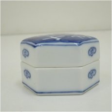 画像4: 京焼　和峰造　干支申六角香合（箱付） (4)