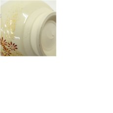 画像7: 作家物　色絵花車茶碗（箱付） (7)