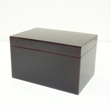 画像1: 溜塗茶箱 (1)