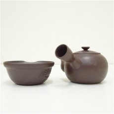 画像3: 萬古焼　伊藤実山造　煎茶器揃（共箱） (3)