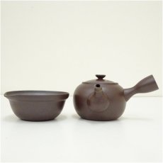 画像4: 萬古焼　伊藤実山造　煎茶器揃（共箱） (4)