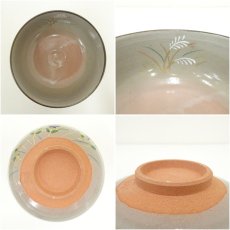 画像6: 京焼　橋本紫雲造　色絵草花茶碗（箱付） (6)