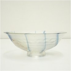 画像4: 水崎長寿造　義山銀箔清流平茶碗（共箱） (4)