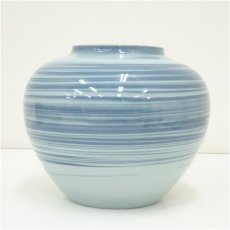 画像4: 九谷焼　山上竹鳳造　瑞穂花瓶（共箱） (4)