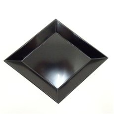 画像4: 漆塗菱盆（箱付） (4)