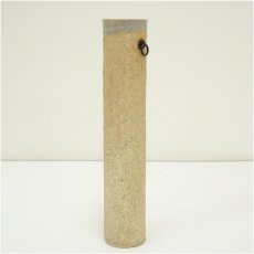 画像4: 萩焼　十二代　坂倉新兵衛造　尺八掛花入（共箱） (4)