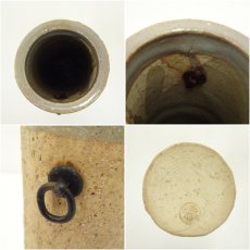 画像6: 萩焼　十二代　坂倉新兵衛造　尺八掛花入（共箱） (6)