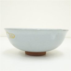 画像4: 京焼　美峰造　色絵青楓平茶碗 (4)