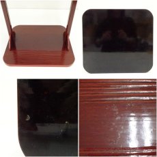 画像6: 塗師　木村表恵造　即中斎好小四方棚（共箱） (6)