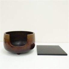 画像1: 唐銅面取風炉（箱付） (1)