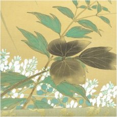 画像4: 華秋筆　秋草図　肉筆絹本掛軸 (4)