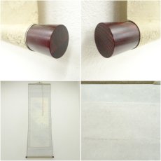 画像7: 春容筆　松上双鶴　肉筆絹本掛軸 (7)