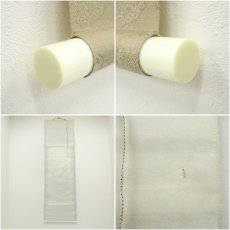 画像7: 渓月筆　四季花　肉筆絹本掛軸（紙箱） (7)