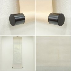 画像8: 森契雪筆　吉祥富士に鶏　肉筆絹本掛軸（共箱） (8)