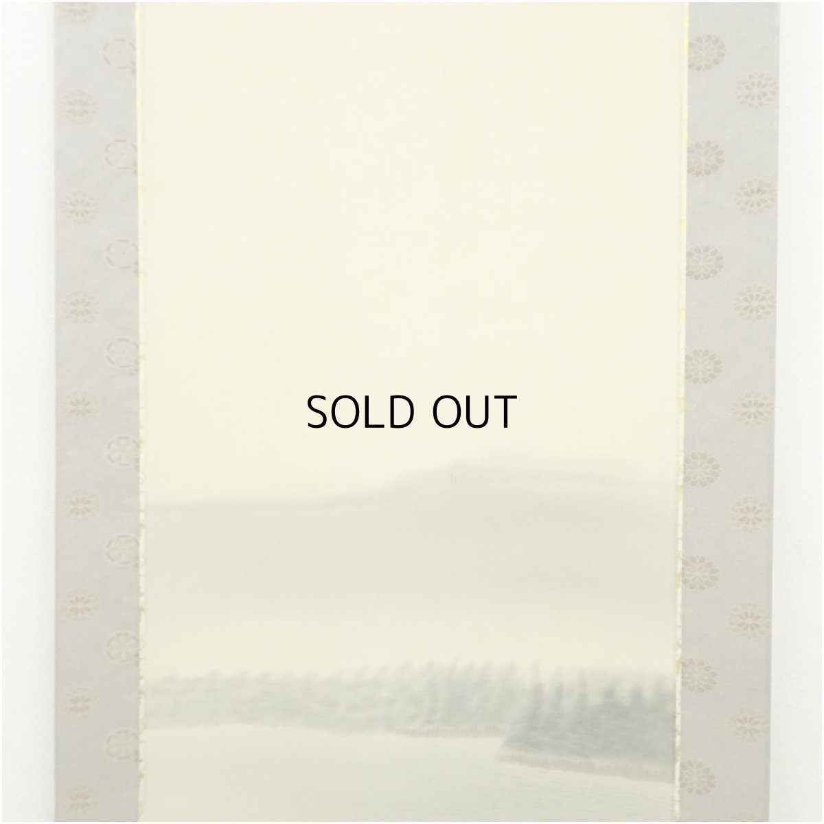 画像3: 玉翠筆　淡色山水　肉筆絹本掛軸 (3)