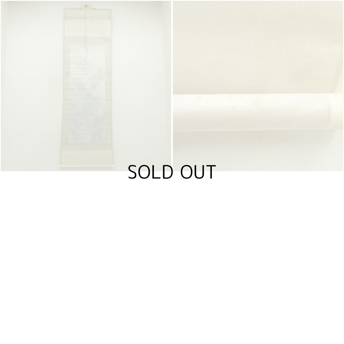 画像9: 長嘉筆　彩色山水　肉筆絹本掛軸 (9)