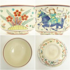 画像6: 京焼　加藤藤山造　ペルシャ風色絵茶碗 (6)