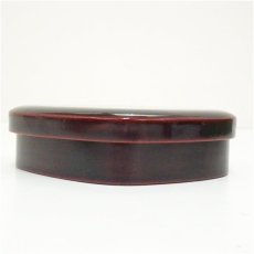 画像3: 溜塗松葉蒔絵　貝形蓋物（箱付） (3)