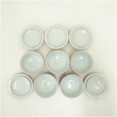画像3: 幸兵衛窯造　金襴手鳥文蓋付汲出碗5客（共箱) (3)