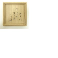 画像8: 佐平造　美濃唐津絵茶碗（堀内家十二代　宗完　兼中斎書付）（共箱） (8)