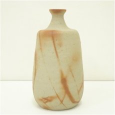 画像3: 備前焼　金重有邦造　伊部火襷徳利花入（共箱 (3)