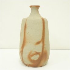 画像4: 備前焼　金重有邦造　伊部火襷徳利花入（共箱 (4)