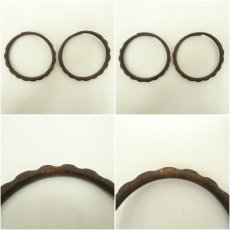 画像6: 炭道具　作家物　名月釡鐶（共箱） (6)