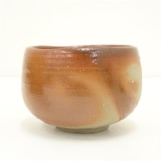 画像4: 備前焼　伊勢崎紳造　火襷茶碗（共箱） (4)