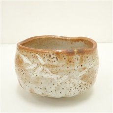 画像2: 秀山窯造　志野茶碗（共箱） (2)