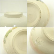 画像7: 京焼　橋本紫雲造　色絵霞草花文茶碗（共箱） (7)