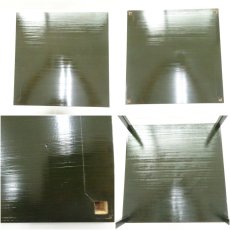 画像6: 塗師　春次造　溜塗松透二重棚（花押有）（共箱） (6)
