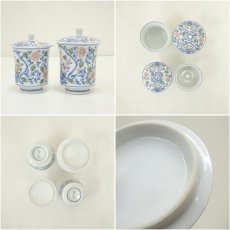 画像6: 有田焼　弥右衛門造　蓋付夫婦湯呑（保護箱） (6)