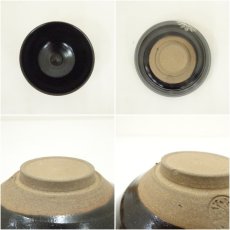 画像6: 葵窯　加藤春二造　桐笹御紋天目茶碗（共箱） (6)
