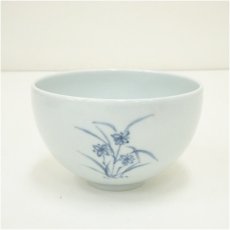画像2: 劉炳豪造　高麗青磁亥茶碗（共箱） (2)