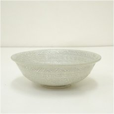 画像2: 京焼　雲楽窯造　三島手平茶碗（共箱） (2)