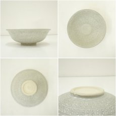 画像6: 京焼　雲楽窯造　三島手平茶碗（共箱） (6)