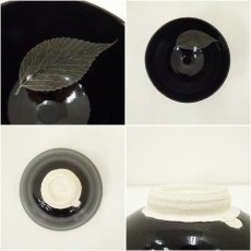 画像6: 本刈谷窯　渡部昭平造　木葉天目茶碗（共箱） (6)