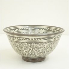 画像2: 瑞昌窯　柳昌坤造　高麗三島茶碗（共箱） (2)
