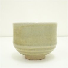 画像4: 赤膚焼　古瀬尭三造　灰釉茶碗（保護箱） (4)