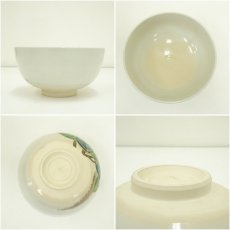 画像6: 京焼 手塚桐鳳造 仁清写紫陽花文茶碗(共箱) (6)