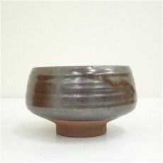 画像4: 京焼　河合紀造　鉄砂茶碗（共箱） (4)