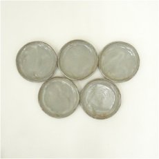 画像3: 萩焼　吉賀将夫造　糸切皿5客（共箱） (3)