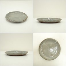 画像6: 萩焼　吉賀将夫造　糸切皿5客（共箱） (6)