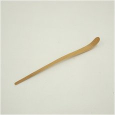 画像2: 木製茶杓（銘：小松静）（仁和寺　吉田裕信書付）（共箱） (2)